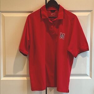 Vintage Nebraska Cornhuskers Polo - L (H109)